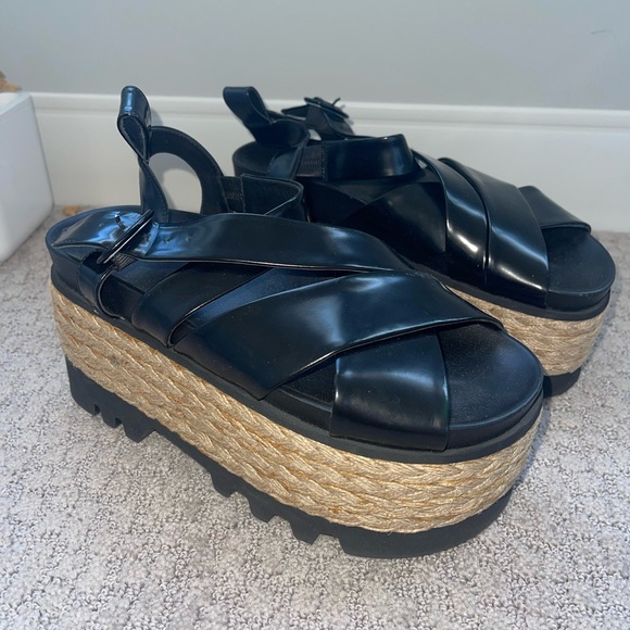 Simone Rocha Vinyl Platform Sandals - Picture 2 of 6